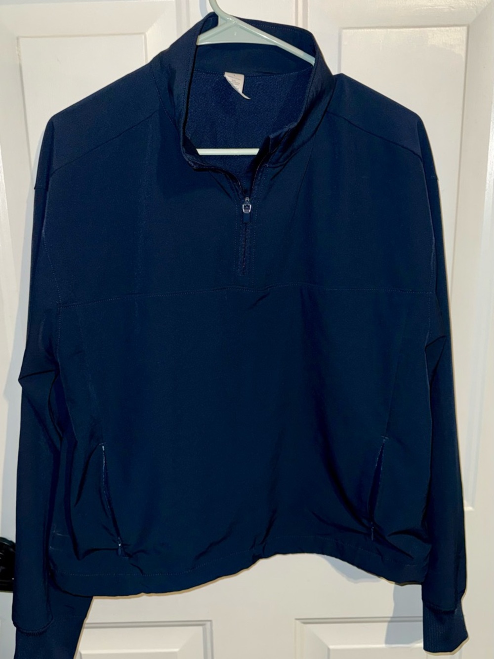 Yogalicious Woman’s Navy Quarter-Zip Pullover